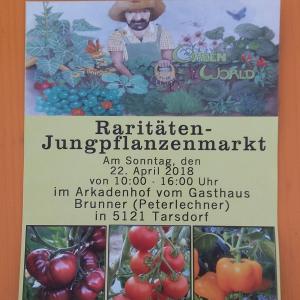 Raritäten Jungpflanzenmarkt im Gasthaus Brunner